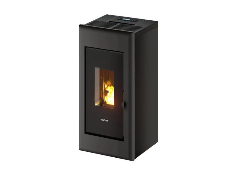 Freepoint One Airtight salamandra a pellets em aço antracite 7 kW