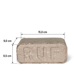 Heizfuxx RUF Original Red briquetes de madeira dura 10 kg × 96 embalagens – palete 960 kg