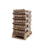 Heizfuxx Nestro XL Red briquetes de madeira dura 10 kg × 30 embalagens – palete 300 kg