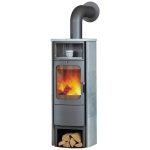 Hark Opera B grande salamandra a lenha em pedra natural 7 kW com controlo automático