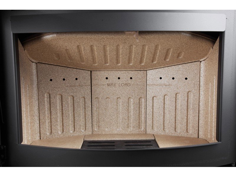 Aduro 15.2 salamandra a lenha em aço preta 6,5 kW com controlo automático