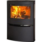 Aduro 21 salamandra a lenha em aço preta 6,5 kW com controlo automático