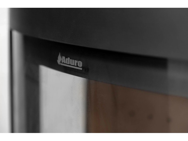 Aduro 21 salamandra a lenha em aço preta 6,5 kW com controlo automático