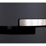 Aduro 1.1 salamandra a lenha em aço preta 6 kW com controlo automático