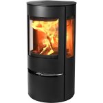 Aduro 17 salamandra a lenha em aço preta 7 kW com controlo automático