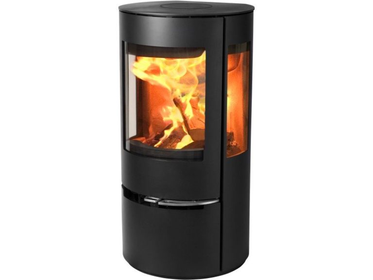 Aduro 17 salamandra a lenha em aço preta 7 kW com controlo automático