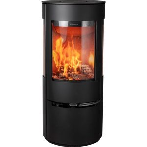 Aduro 22 salamandra a lenha em aço preta 5,5 kW com controlo automático