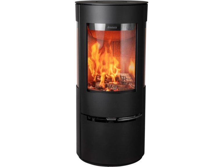 Aduro 22 salamandra a lenha em aço preta 5,5 kW com controlo automático