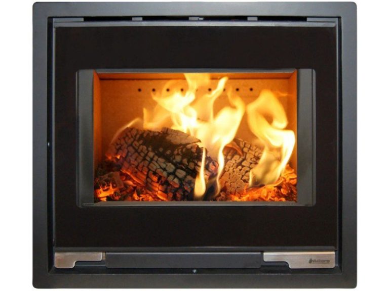 Aduro 5.1 salamandra a lenha em aço preta 7 kW com controlo automático