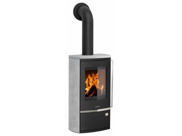Justus Reno R salamandra a lenha com pedra-sabão 6 kW