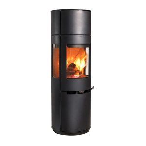 Aduro 9.7 salamandra a lenha preta em aço 8 kW com Aduro Tronic – classe A