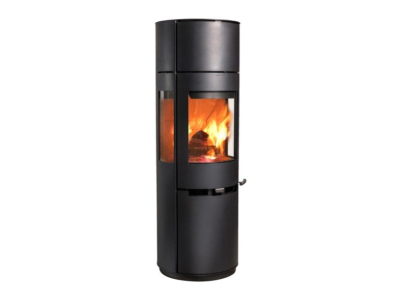 Aduro 9.7 salamandra a lenha preta em aço 8 kW com Aduro Tronic – classe A