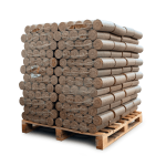 Heizfuxx Nestro XL Red briquetes de madeira dura – 96 embalagens de 10 kg – palete 960 kg