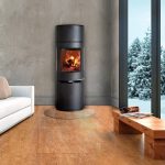 Aduro 9.7 salamandra a lenha preta em aço 8 kW com Aduro Tronic – classe A