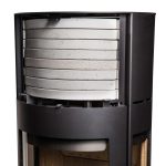 Aduro 9.7 salamandra a lenha preta em aço 8 kW com Aduro Tronic – classe A