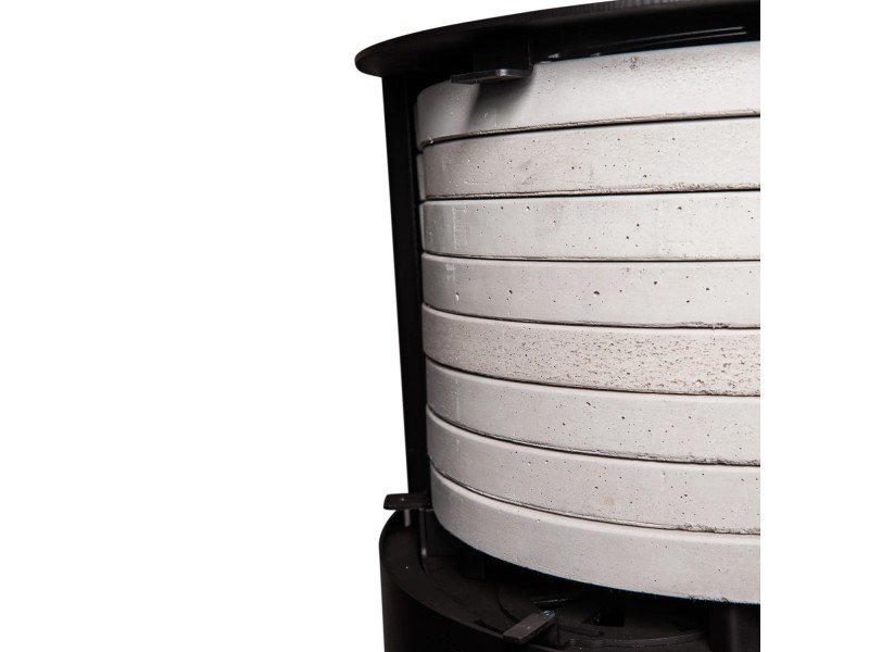 Aduro 9.7 salamandra a lenha preta em aço 8 kW com Aduro Tronic – classe A