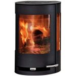 Aduro 9.4 salamandra a lenha em aço preta 8 kW com controlo automático
