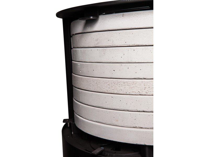 Aduro 9.4 salamandra a lenha em aço preta 8 kW com controlo automático