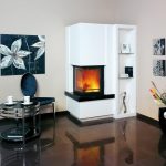 Hark Easy 500 salamandra a lenha em granito preto 8 kW com controlo automático