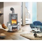 Hark Avenso GT ECOplus salamandra a lenha em pedra natural 8 kW com controlo automático