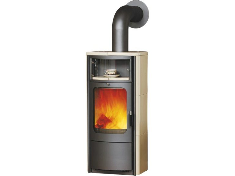 Hark Opera-B salamandra de combustão contínua creme 7 kW com controlo automático – classe A+