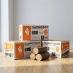 Heizfuxx Nestro M briquetes de faia/madeira dura em caixa – 2 caixas de 12 kg – 24 kg