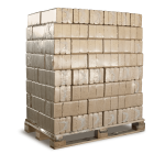 Heizfuxx RUF Original Blue briquetes de madeira de coníferas – 96 embalagens de 10 kg – palete 960 kg
