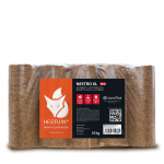 Heizfuxx Nestro XL Red briquetes de madeira dura 10 kg × 30 embalagens – palete 300 kg