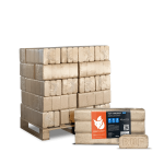 Heizfuxx RUF Original Blue briquetes de madeira de coníferas – 30 embalagens de 10 kg – palete 300 kg