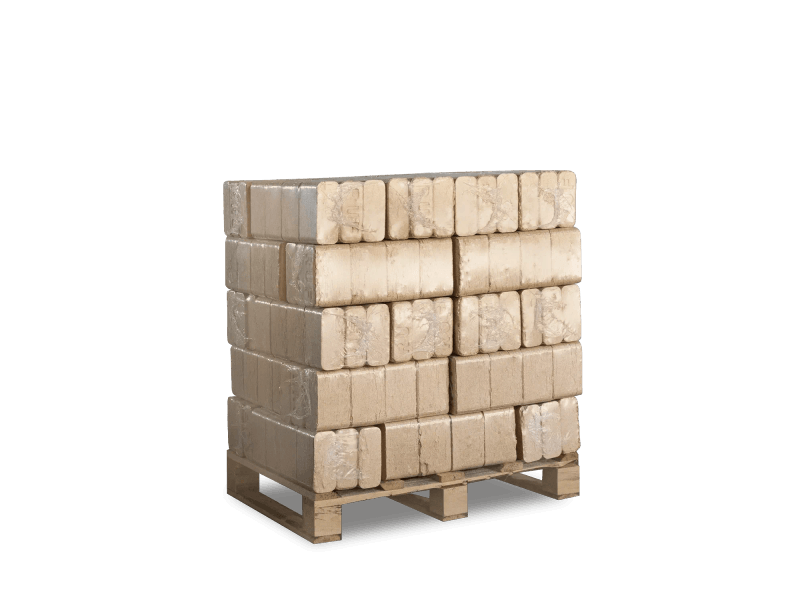 Heizfuxx RUF Original Blue briquetes de madeira de coníferas – 30 embalagens de 10 kg – palete 300 kg