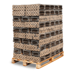 Heizfuxx PiniKay Octagon briquetes de madeira dura – 96 embalagens de 10 kg – palete 960 kg
