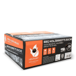Heizfuxx BBQ briquetes de madeira de faia – 18 embalagens de 18 kg – palete 324 kg