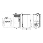 Rowi Pellet Easy Premium salamandra a pellets 9 kW A+
