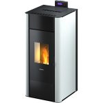 Freepoint Tesis salamandra hidro a pellets em aço branca 22,8 kW