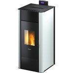 Freepoint Tesis salamandra hidro a pellets em aço branca 22,8 kW