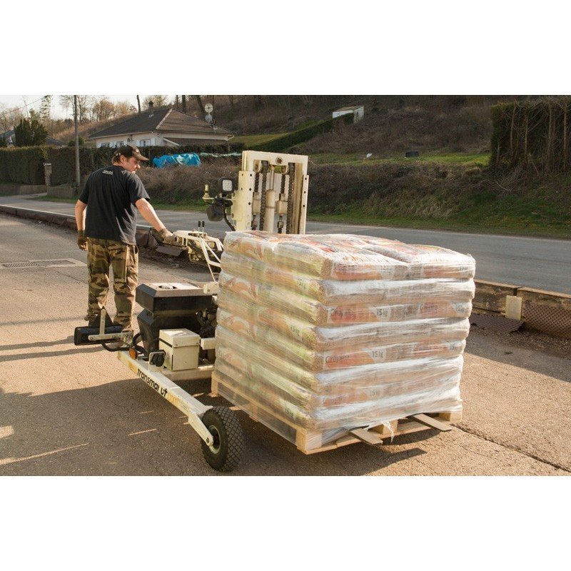 Crépito pellets de madeira – meia palete 33 sacos de 15 kg – 495 kg – 100 % madeira de coníferas