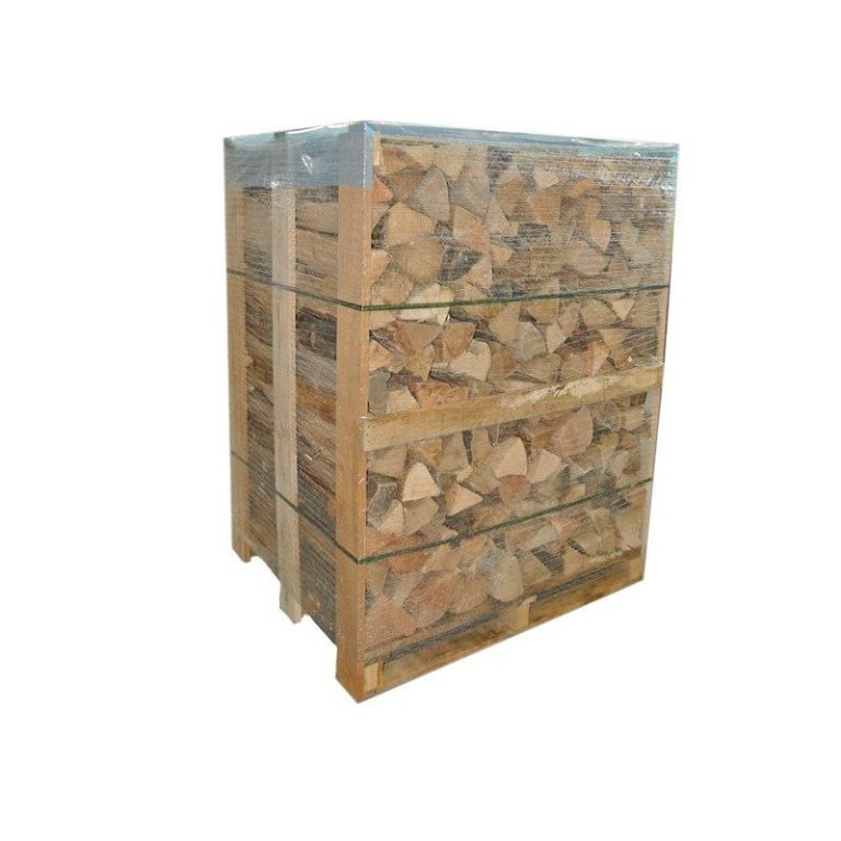 Palete de lenha especial para salamandras de acumulação – 2 estéreos – seca em câmara – faia, carpa, freixo e carvalho – 33 cm