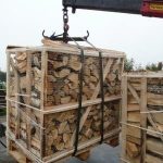 Meia palete de lenha dura 25 cm – carvalho, faia, carpa e freixo – 1 m³ / 1,5 estéreos – seca ao ar