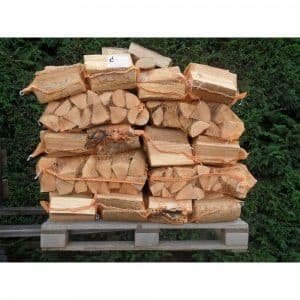 Lenha seca de freixo – 40 sacos de 8 kg – baixa humidade residual