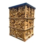 Lenha 25 cm – palete com 3 estéreos – 100 % madeira de folhosas – certificação NF