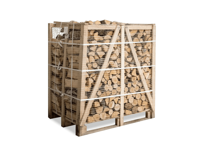 Heizfuxx lenha de bétula – 1 metro cúbico aparente / aprox. 500 kg